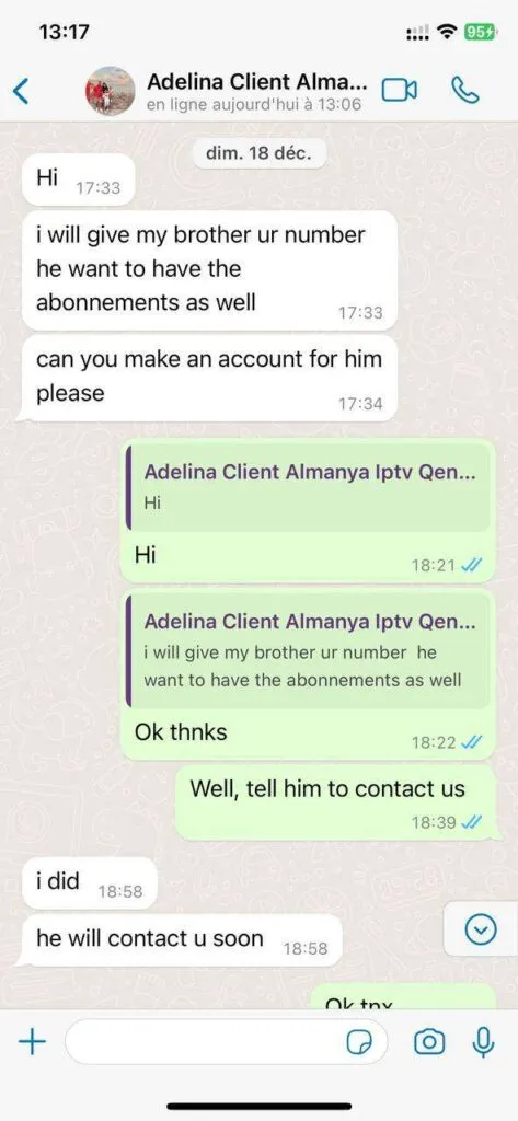 Renovación de suscripción anual por WhatsApp